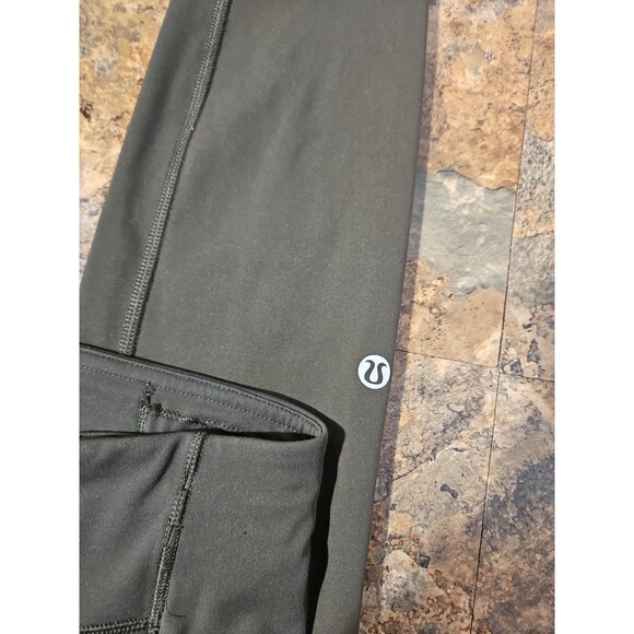 Lululemon Leggings‎ Womens 4 Green Speed Up Tight *Full-On Luxtreme 28" (L9) - Picture 2 of 8